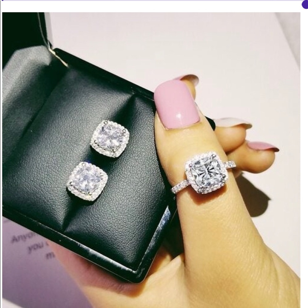925 Sterling Silver Jewel Set